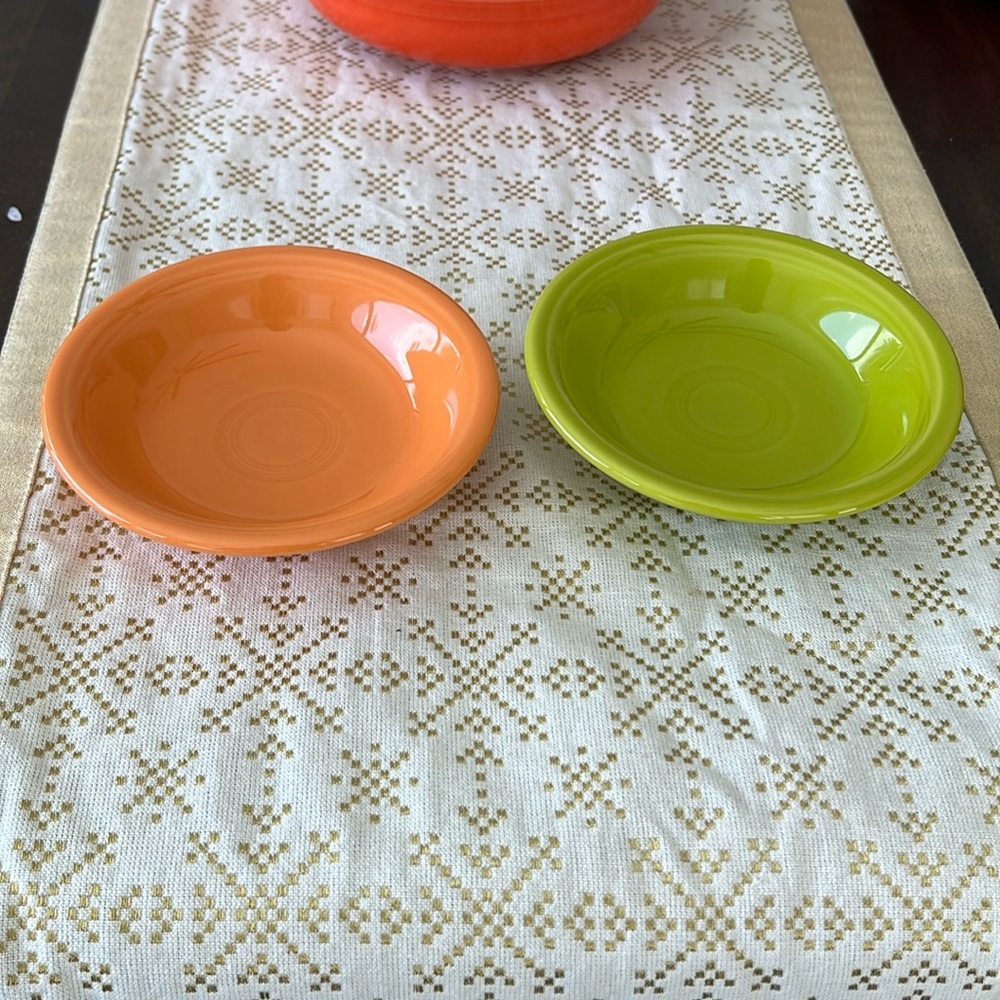 Fiesta ware fruit bowls NWT Tangerine & Lemongrass